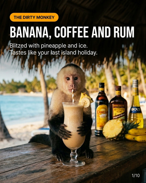 Dirty Monkey recipe slide 1