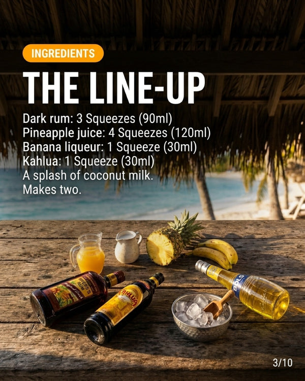 Dirty Monkey recipe slide 3